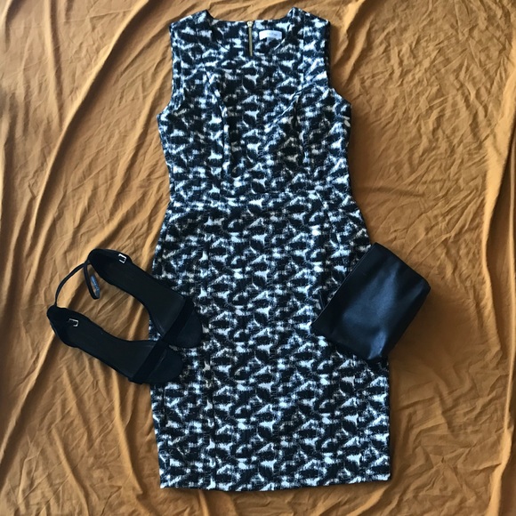 Calvin Klein Dresses & Skirts - 🛑🛑Calvin Klein Black and White Dress